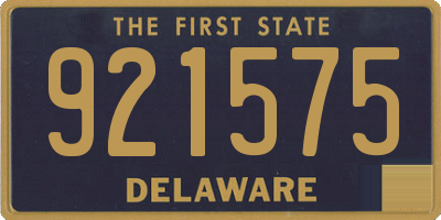 DE license plate 921575