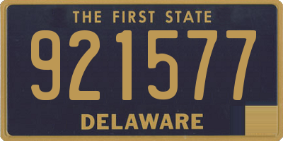 DE license plate 921577
