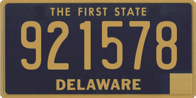 DE license plate 921578