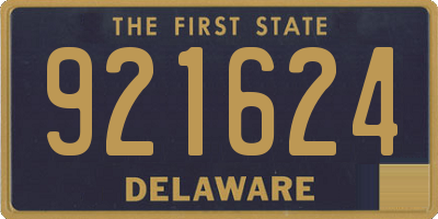 DE license plate 921624