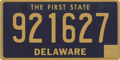 DE license plate 921627