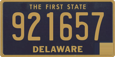 DE license plate 921657