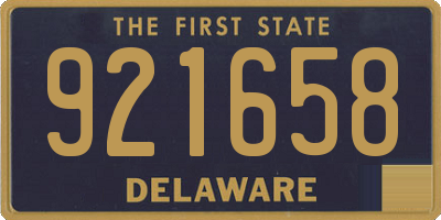 DE license plate 921658