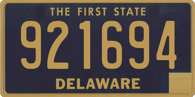 DE license plate 921694