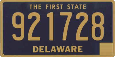 DE license plate 921728