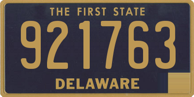 DE license plate 921763
