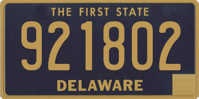DE license plate 921802