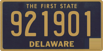 DE license plate 921901