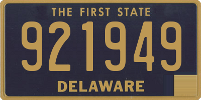 DE license plate 921949
