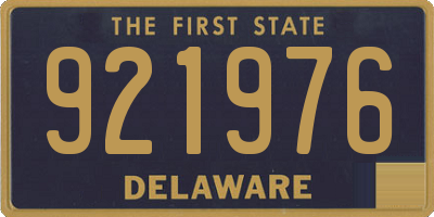 DE license plate 921976