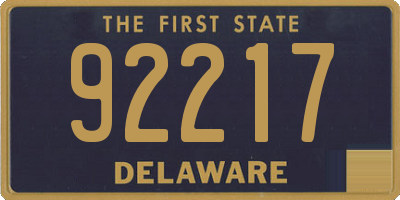 DE license plate 92217