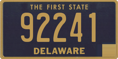 DE license plate 92241