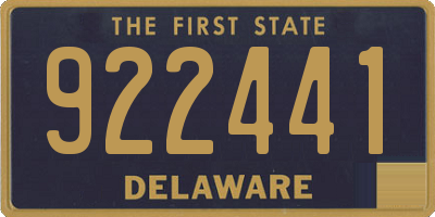 DE license plate 922441