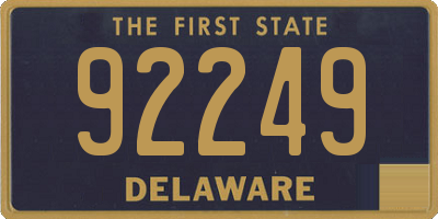 DE license plate 92249