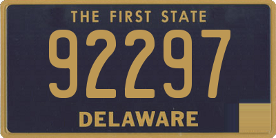 DE license plate 92297