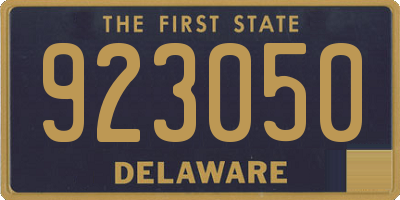 DE license plate 923050