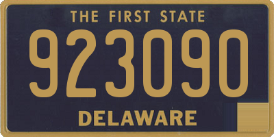 DE license plate 923090