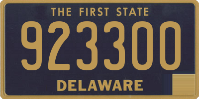 DE license plate 923300
