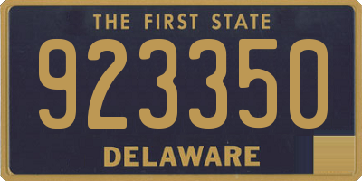 DE license plate 923350