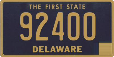 DE license plate 92400