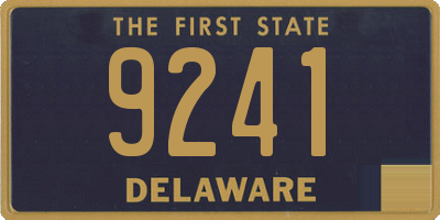 DE license plate 9241