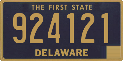 DE license plate 924121