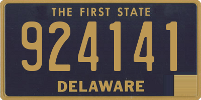DE license plate 924141