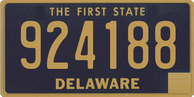 DE license plate 924188