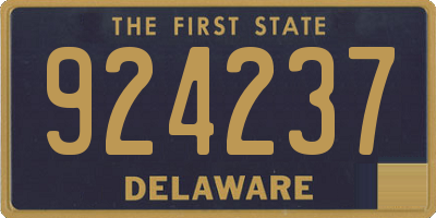 DE license plate 924237