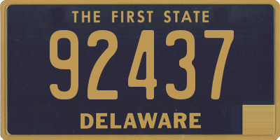 DE license plate 92437
