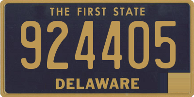 DE license plate 924405