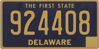 DE license plate 924408