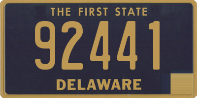 DE license plate 92441