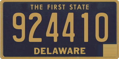 DE license plate 924410