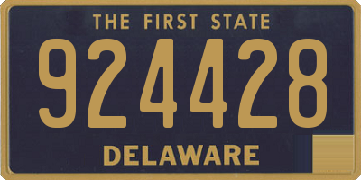 DE license plate 924428