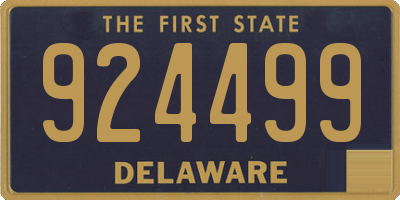 DE license plate 924499