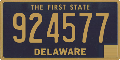 DE license plate 924577