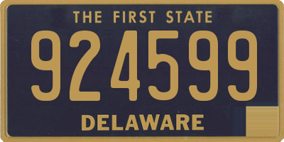 DE license plate 924599