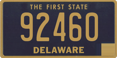 DE license plate 92460