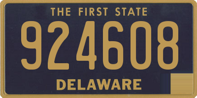 DE license plate 924608
