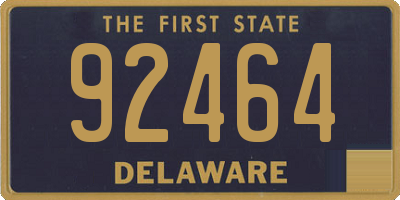 DE license plate 92464