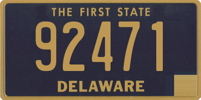 DE license plate 92471