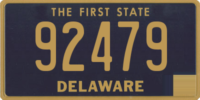 DE license plate 92479