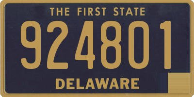 DE license plate 924801