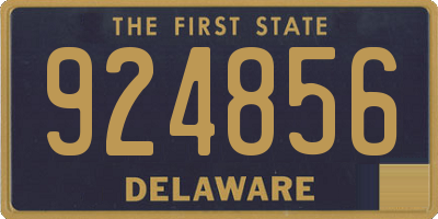 DE license plate 924856