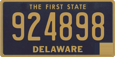 DE license plate 924898