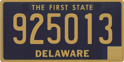 DE license plate 925013