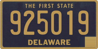 DE license plate 925019
