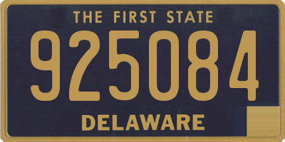 DE license plate 925084