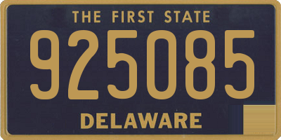 DE license plate 925085